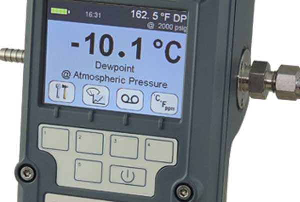 Shaw SDHmini portable hand held dewpoint meter with logging capabilities