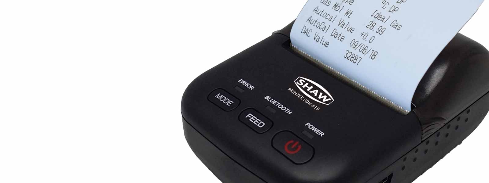 Bluetooth printer for hand held hygrometers