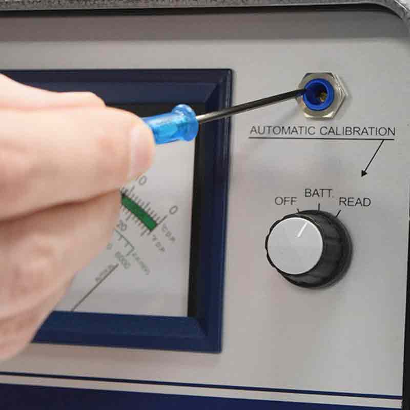 How to replace the desiccant in the SADP dewpoint meter, tutorial 5, perform AutoCal before using the SADP.
