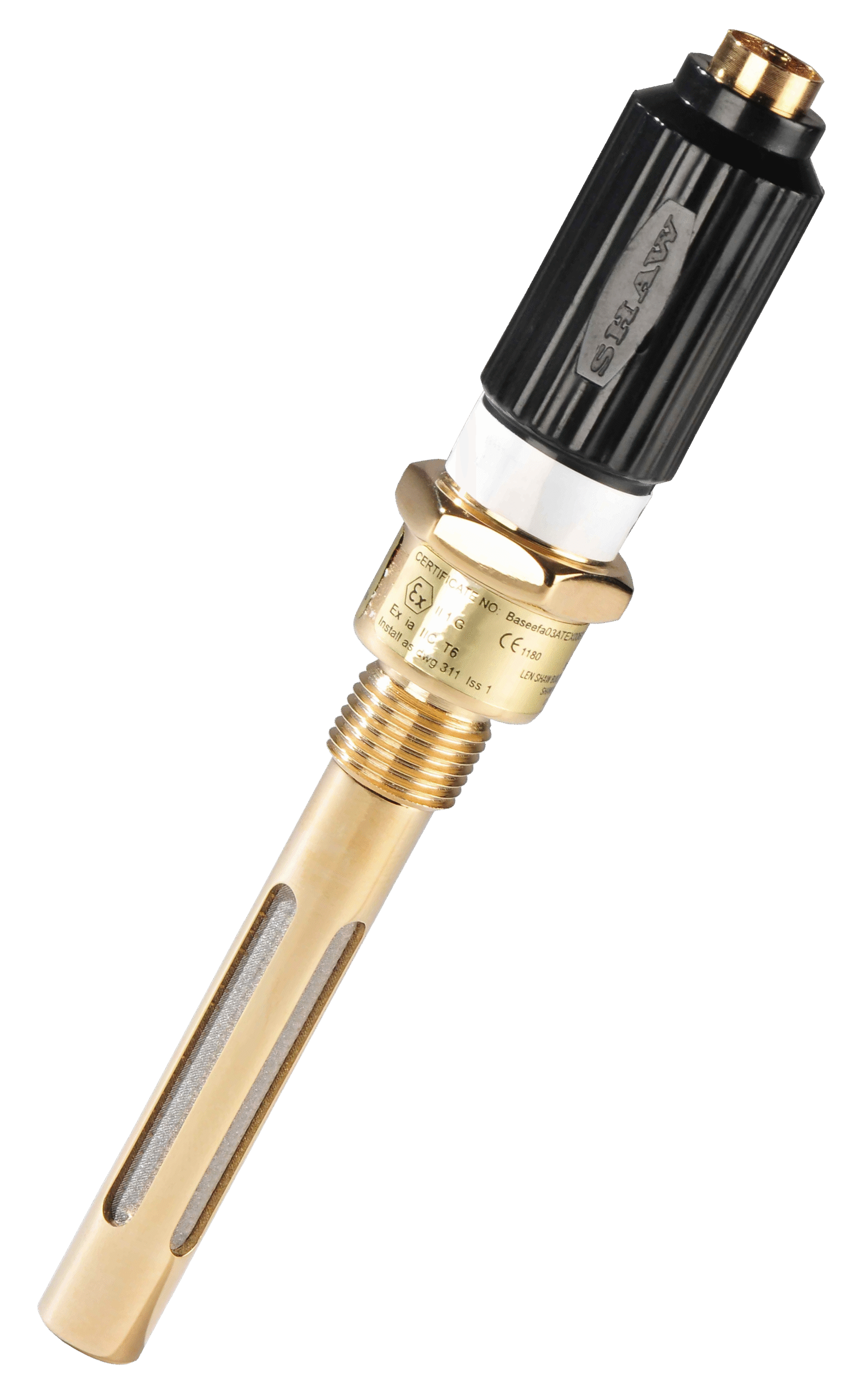 Intrinsically safe trace moisture sensor